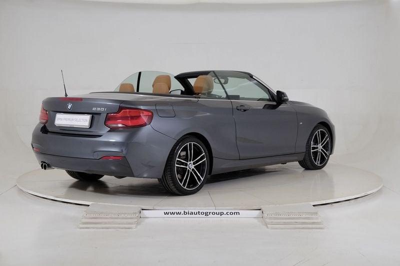 BMW Serie 2 Cabrio Serie 2 F23 Cabrio Benzina 230i Cabrio Msport auto