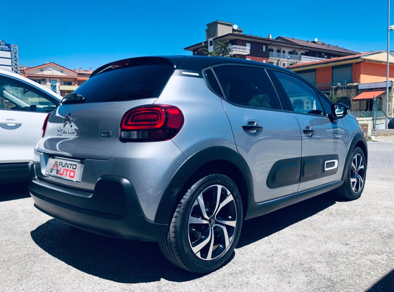 Citroen C31.2 110 CV TETTO NERO Shine -telecam-