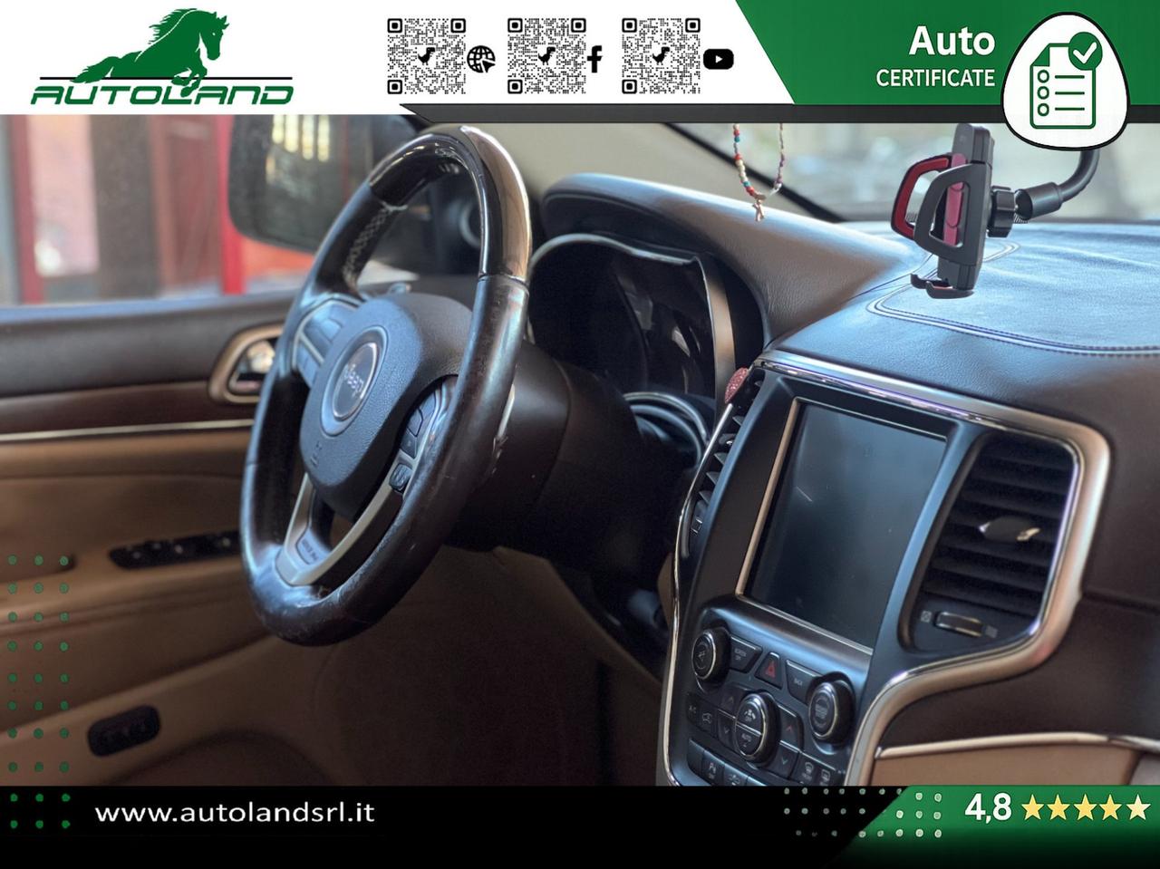 Jeep Grand Cherokee 3.0 crd V6 Overland 250cv auto