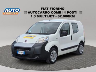 FIAT Fiorino FIORINO 4 POSTI AUTOCARRO COMBI SEMIVETRATO 62.000KM MULTIJET 1.3 75CV