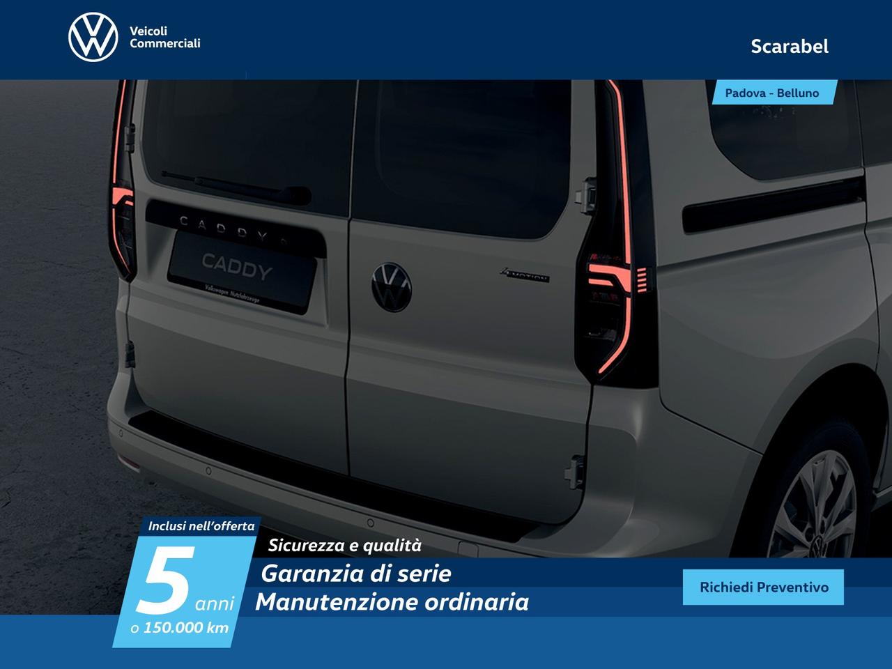 Volkswagen Caddy n1 2.0 tdi 102cv life