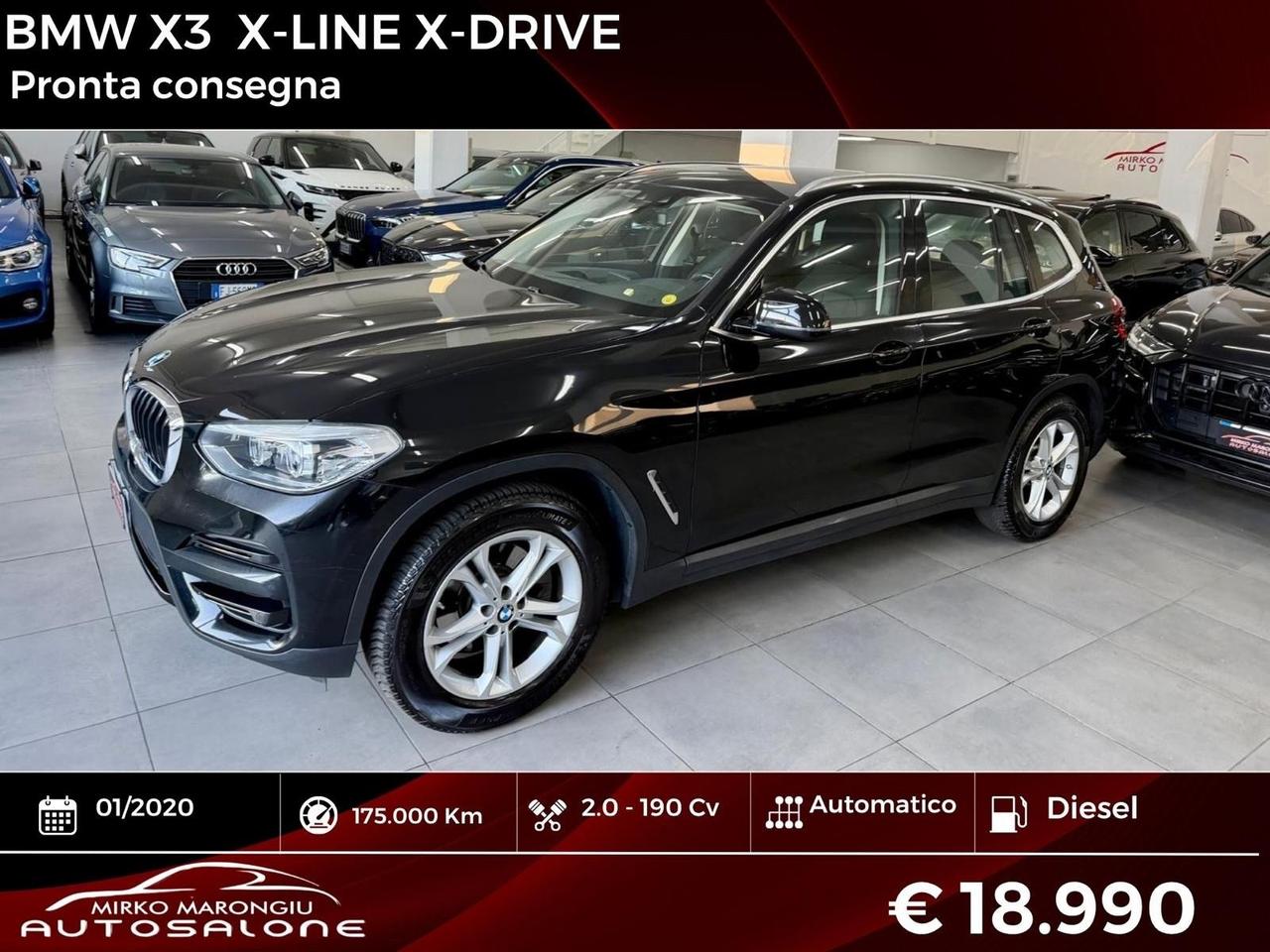 Bmw X3 xDrive20d xLine FINANZIABILE