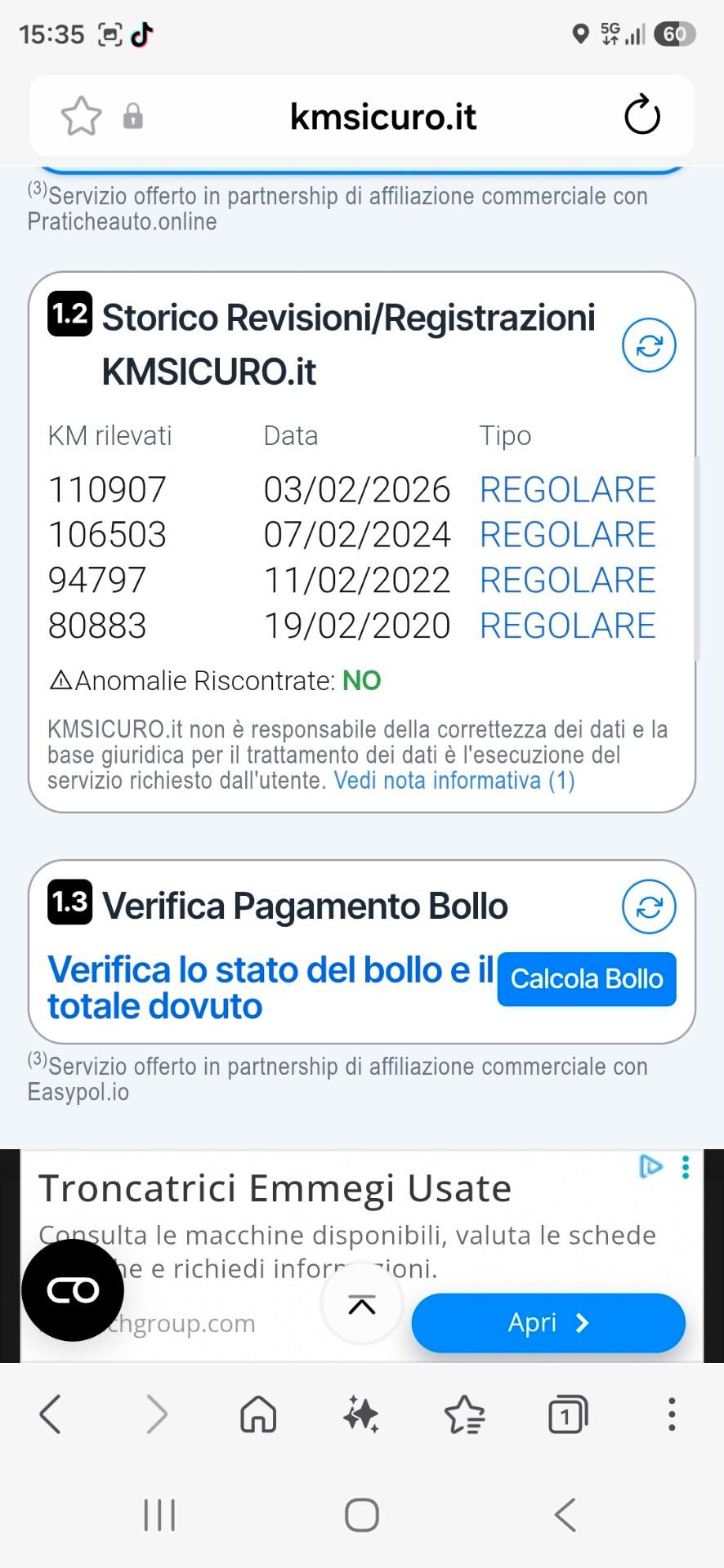 Volvo V60 D2 1.6 115cv Drive perfetta e garantita 12M