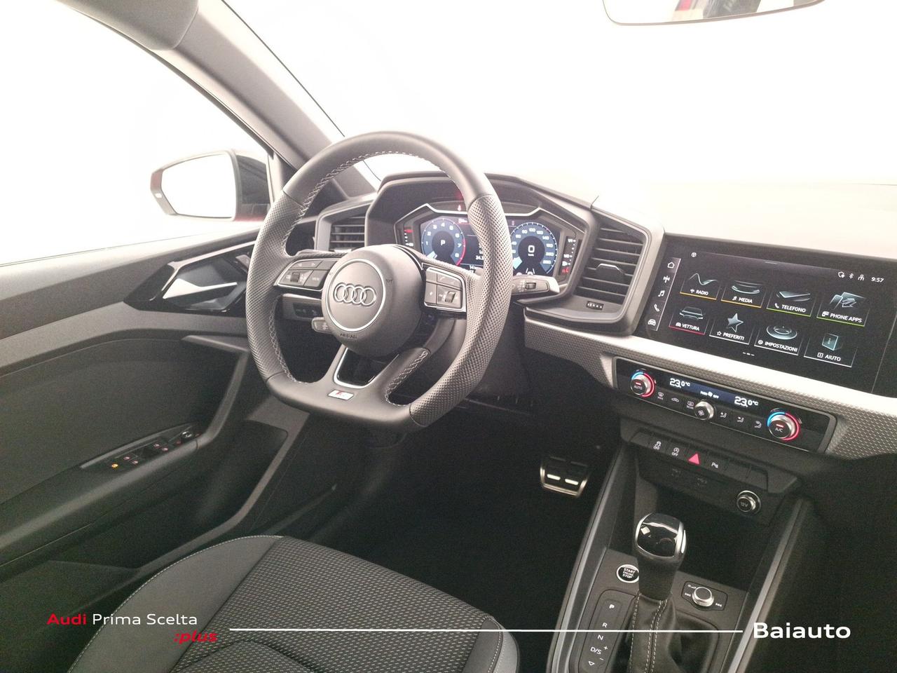 Audi A1 sportback 30 1.0 tfsi 116cv identity black s tronic