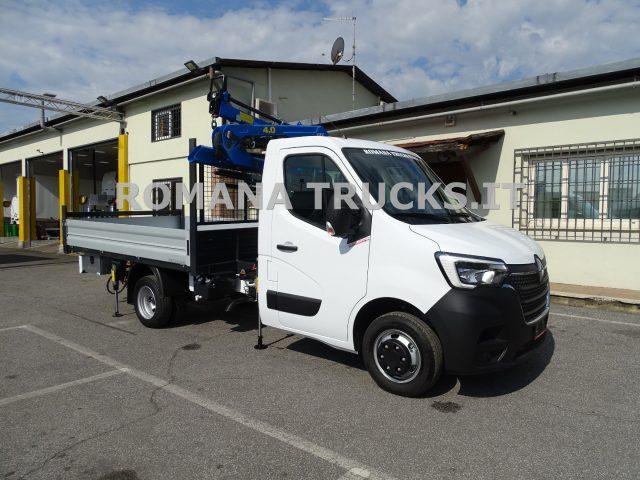 RENAULT Master 145CV CASSONE FISSO E GRU+ RADIOCOMANDO ORDINABILE