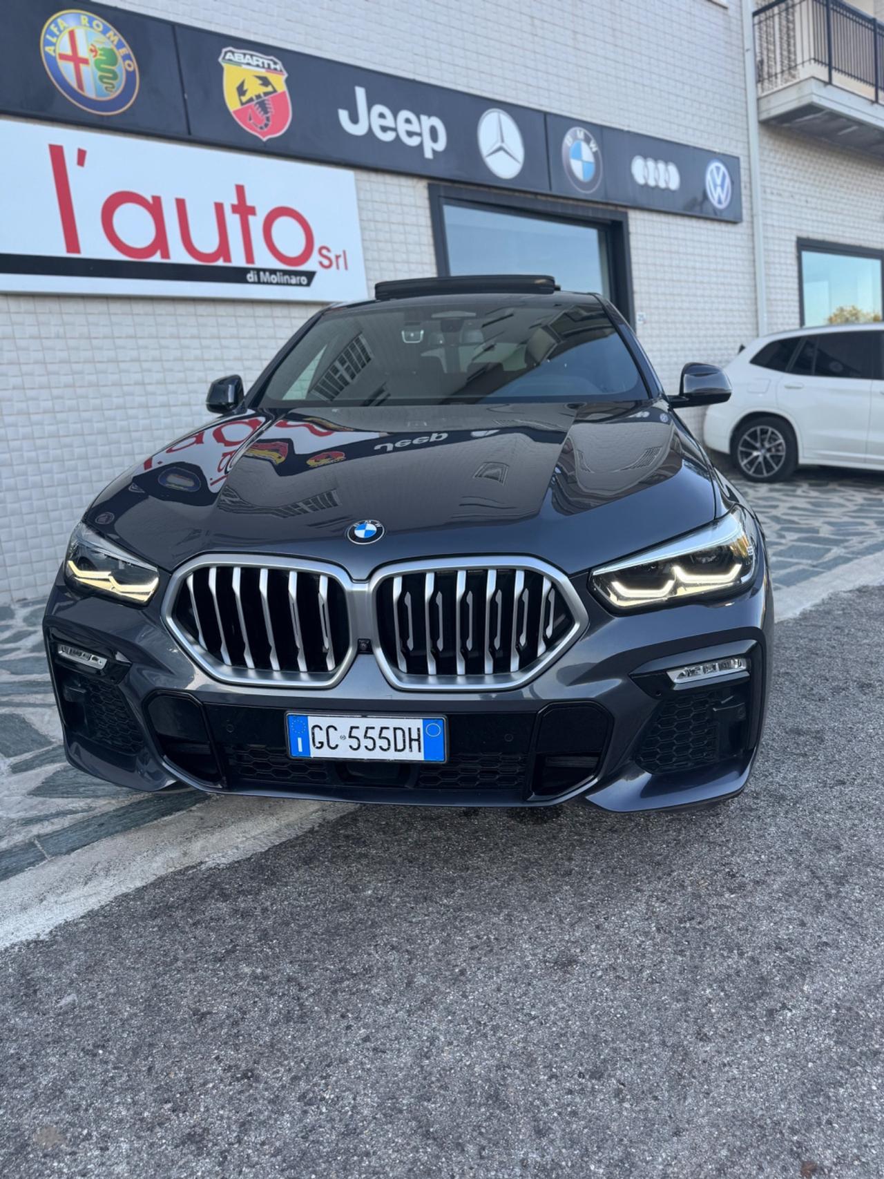 Bmw X6 xDrive30d 48V Msport TETTO CRONOLOGIA UNI PROP.