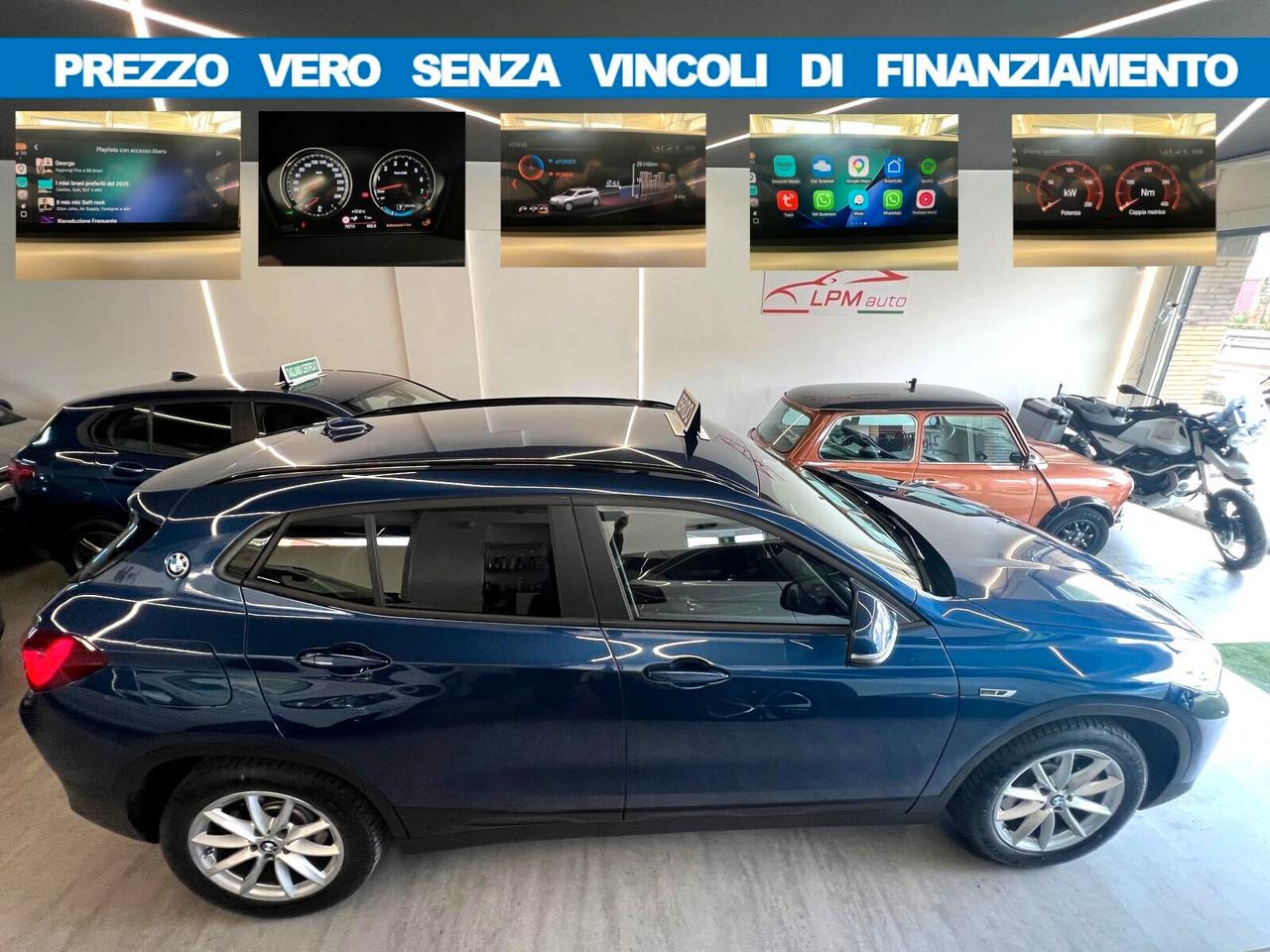 Bmw X2 HYBRID 25E XDRIVE AUTOM *NO VINCOLI FINANZ*UNIPRO KM CERTIFICATI