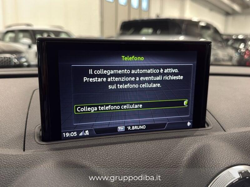 Audi A3 III 2016 Sportback Benzina Sportback 30 1.5 g-tron Sport 131cv s-tronic
