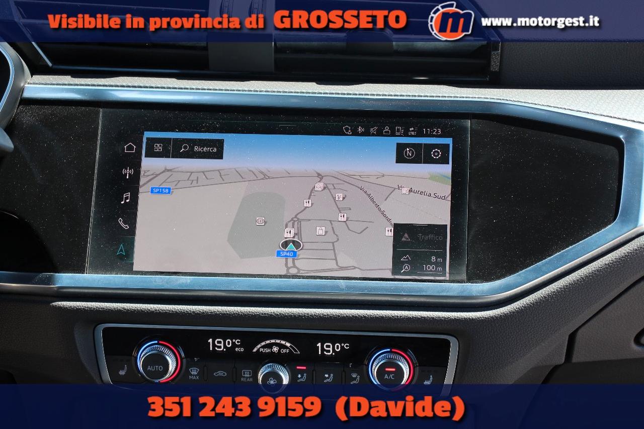 Audi Q3 Sportback 45 2.0 tfsi S line edition quattro 245cv s.-tronic