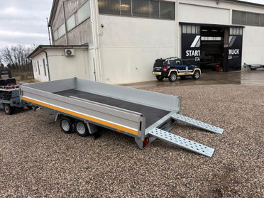 RIMORCHIO COSE CON SPONDE 4X2 2500 KG NUOVO