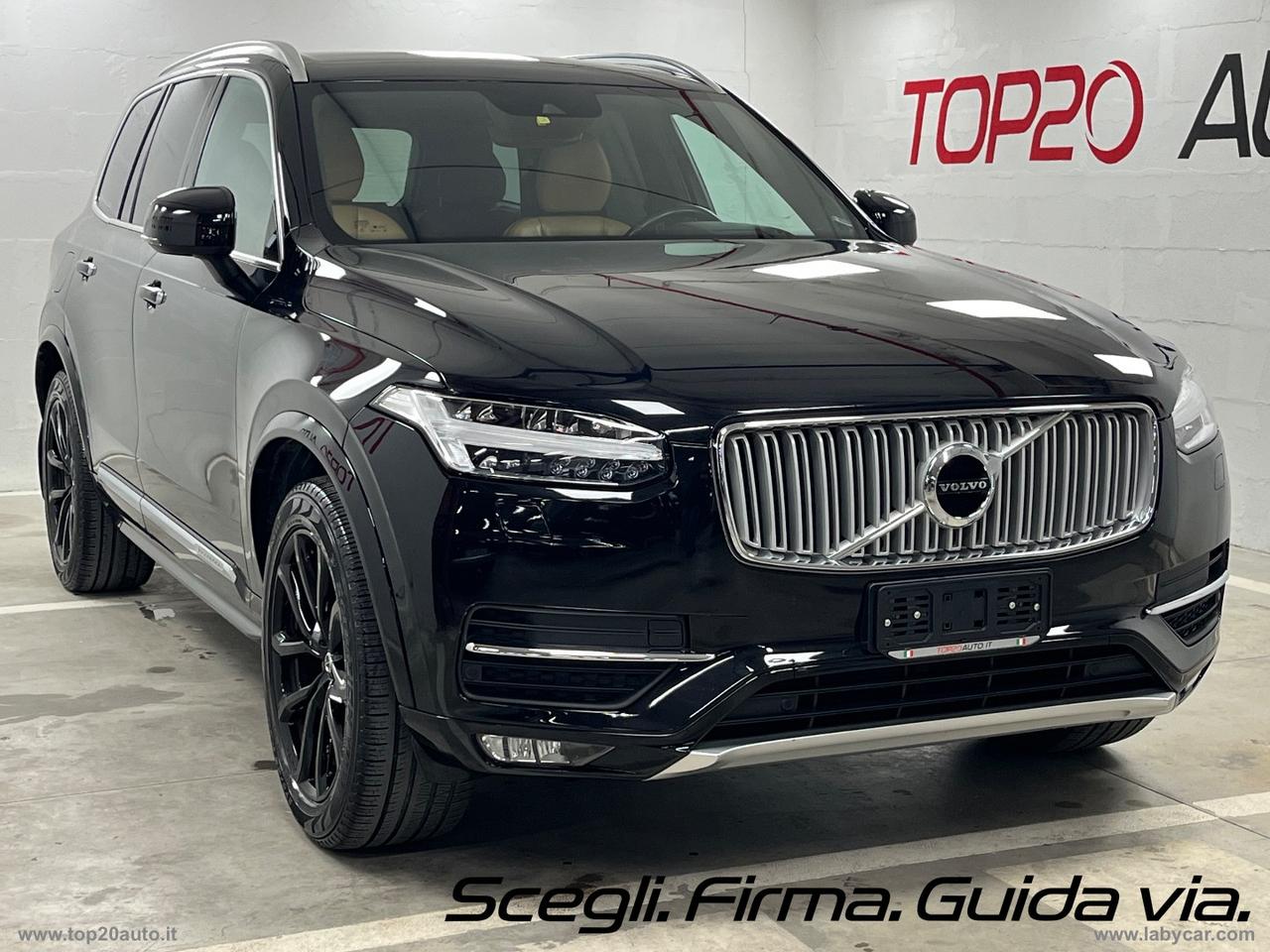 VOLVO XC90 D5 AWD Geartronic Inscription|TOTAL BLACK|PELLE TOTALE