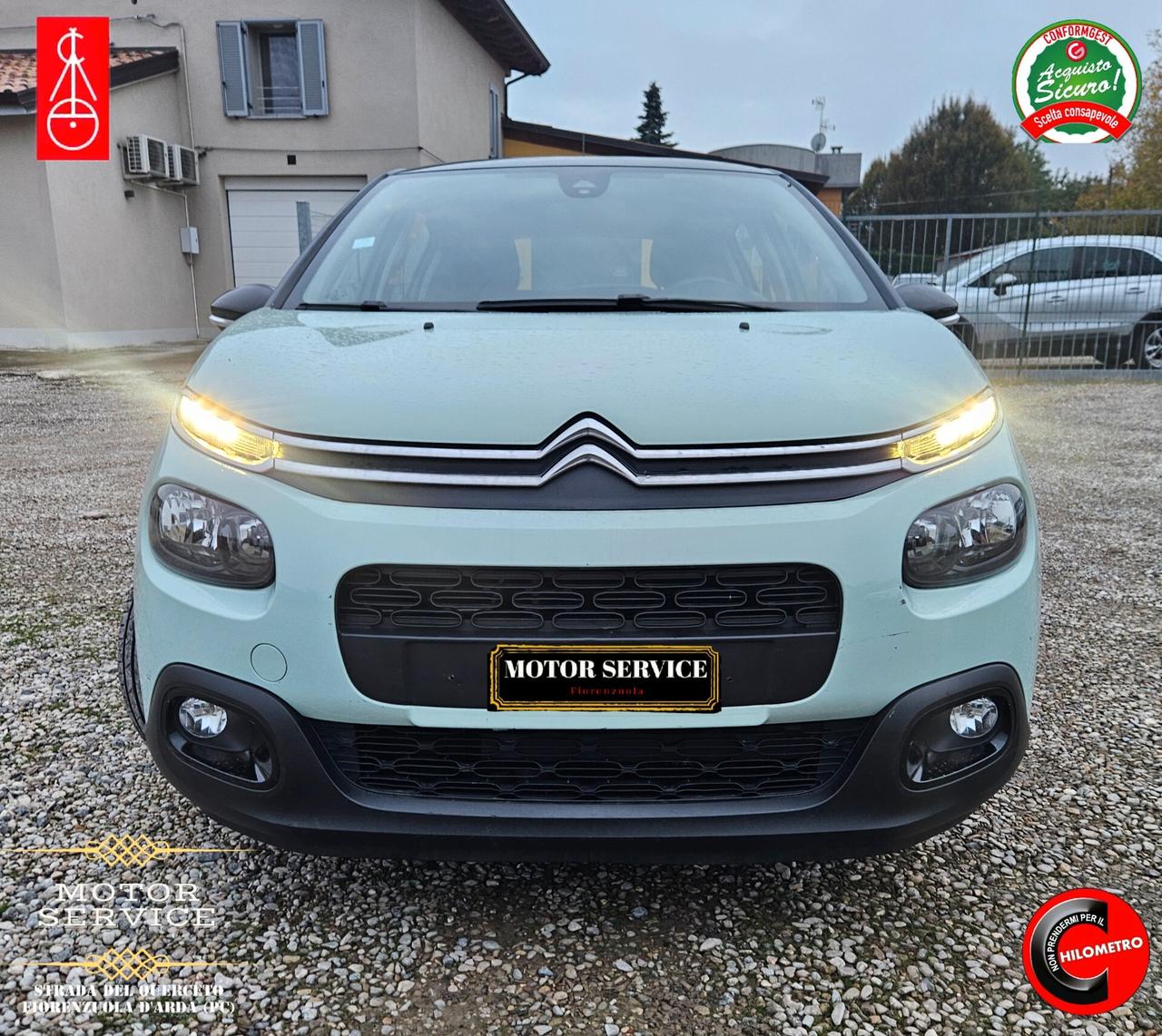Citroen C3 VERDE TIFFANY 1.2 BENZ DA 89€ MESE