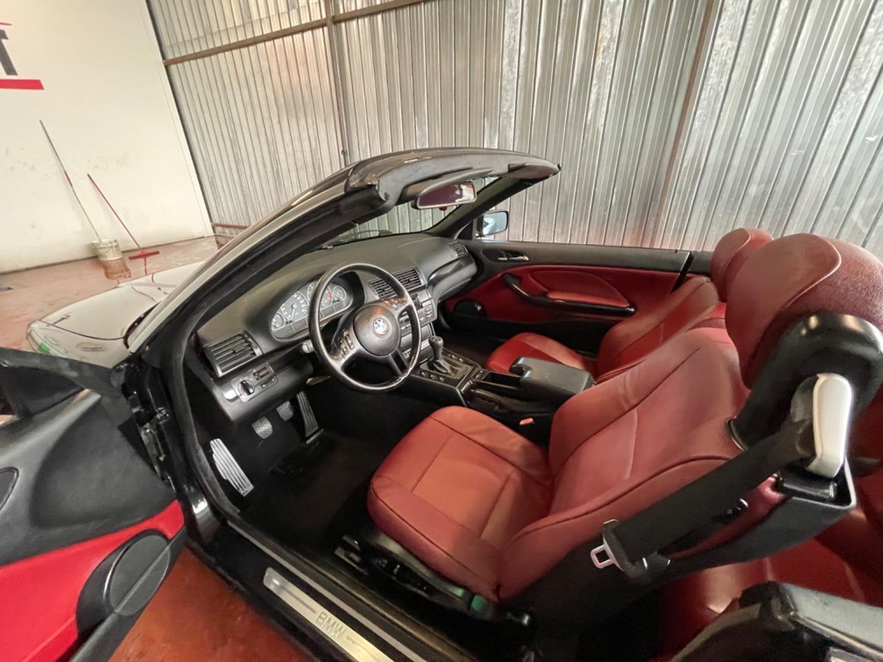 Bmw 330 CI cat Cabrio pelle rossa assetto