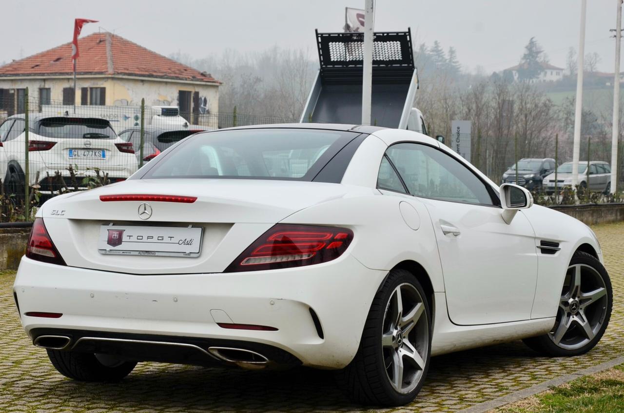 MERCEDES SLC 200 PREMIUM AMG LINE 184cv AUTO, UFF ITALIANA, SERVICE DIMOSTRABILI, SCARICO, RETROCAMERA, PELLE, PERMUTE