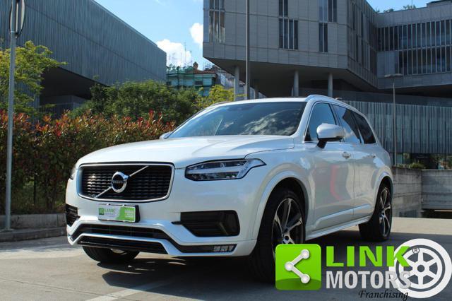 VOLVO XC90 D5 AWD Geartronic 7 posti R-design,Crystal White
