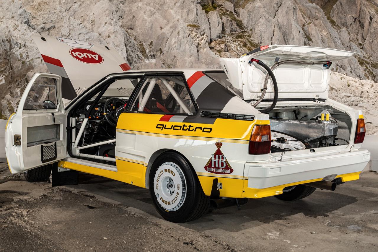 Audi QUATTRO 2.1 turbo RALLY GRUPPO B. RICREATION NEU FICHES & HTP