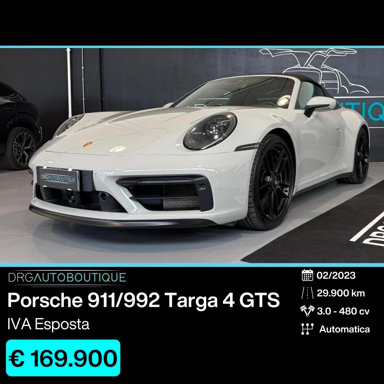 Porsche 911/992 Targa 4 GTS /IVAESP/ASSE/BURM/FULL