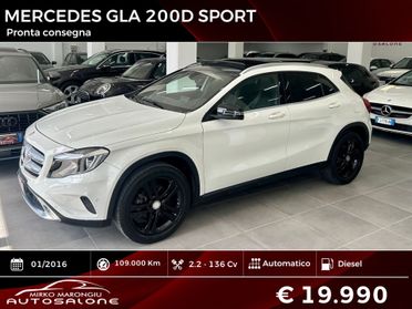 Mercedes-benz GLA 200 d Sport TETTO finanziabile