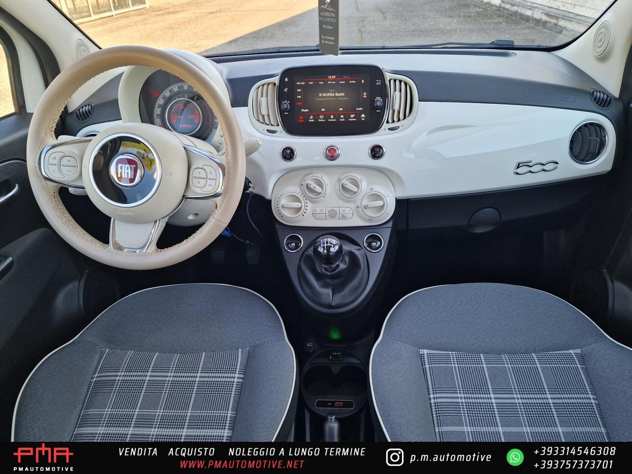 Fiat 500 1.2 Lounge easypower Gpl 69cv my20