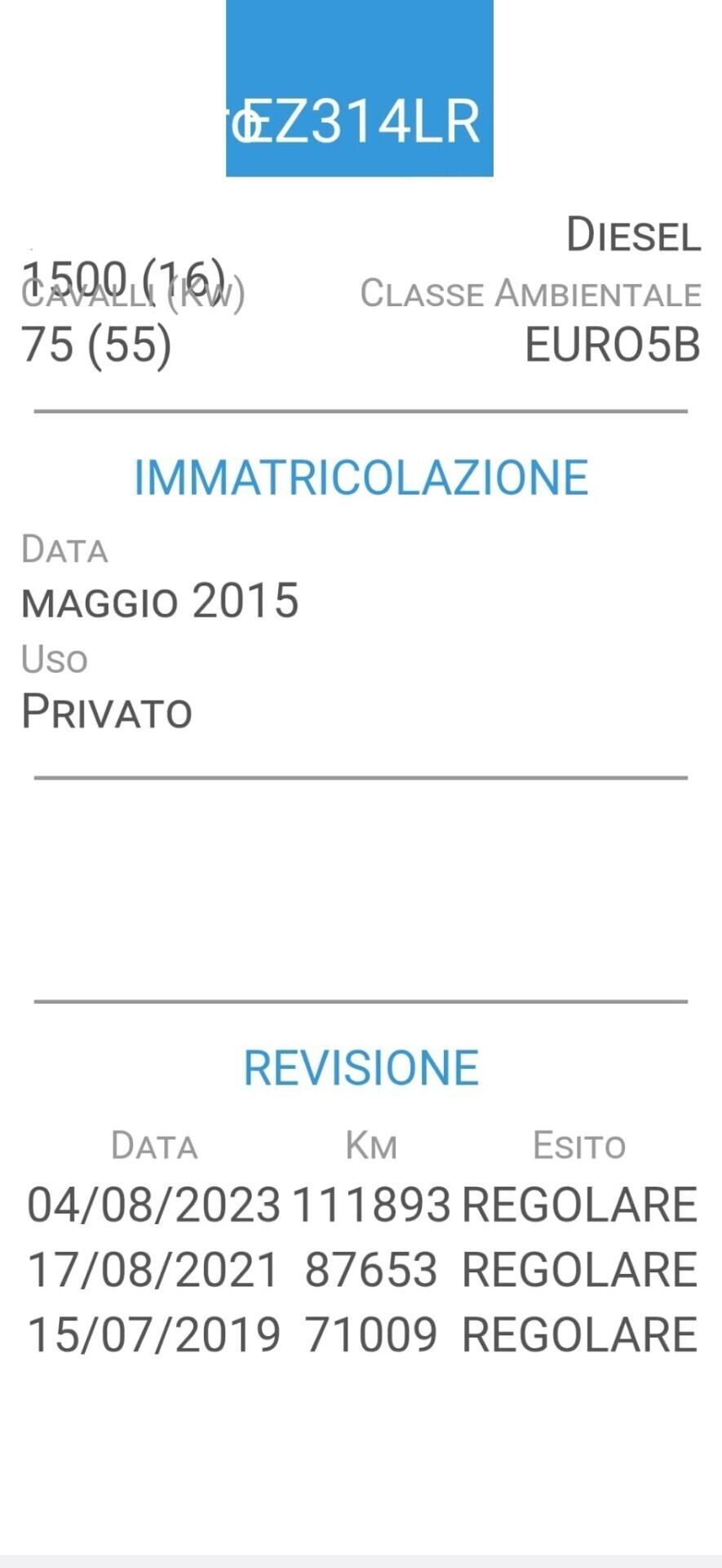 RENAULT Clio 1.5 dCi-UNICA PROPRIETA-3 REVISIONI