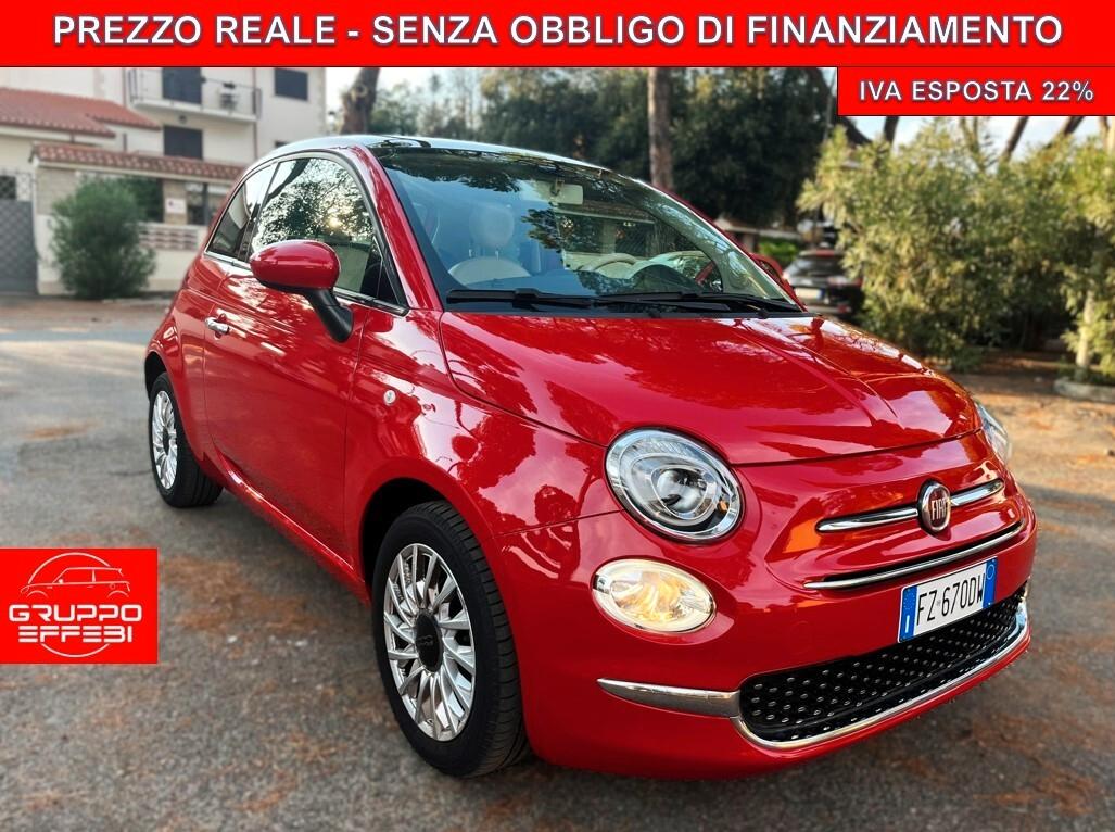 Fiat 500 1.2 Lounge 70cv TETTO *E6* OK NEOPAT