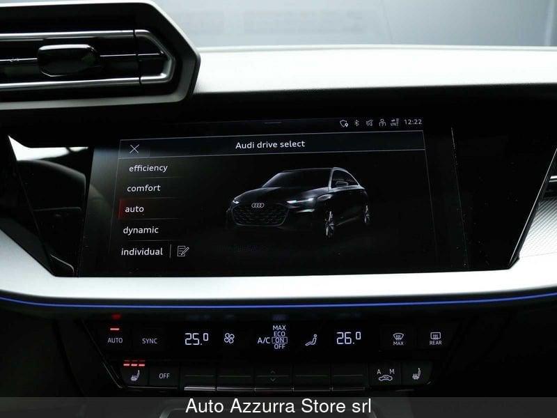Audi A3 SPB 35 TFSI S line edition 150CV S-tronic *TETTO, 18", MATRIX, PROMO AZZURRA*