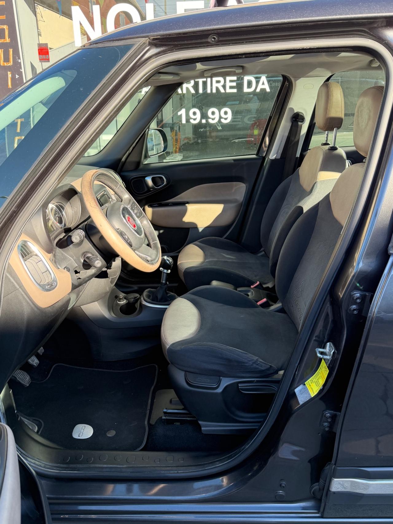 Fiat 500L - Benzina/Metano- Neopatentati-Tetto panoramico-Garanzia