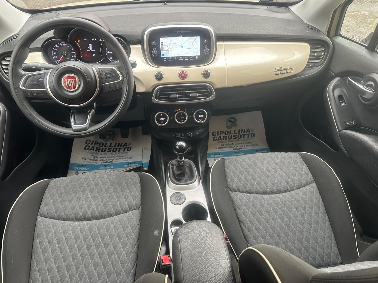 Fiat 500X 1.6 MTJ 120 CV City Cross 3/2019 KM 127622 CERT 1PROP