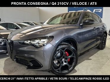 ALFA ROMEO Stelvio 2.2 Td 210CV Q4 Veloce /TETTO APRIB./"21 TRIBUTO