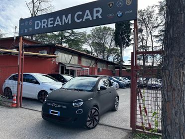 Fiat 500 La Prima Cabrio 42 kWh nera opaca full led pronta consegna