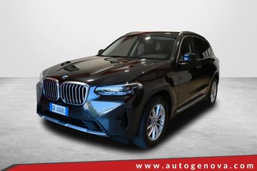BMW X3 18D 150CV STEPTRONIC 48V S-DRIVE BUSINESS ADVANTAGE ( FARI LED ADATTIVI - PELLE - CLIMA TRIZONA - CRUISE - NAVI - MIRROR - PARK ASSISTANT - TELECAMERA POST. - CERCHI 18 )