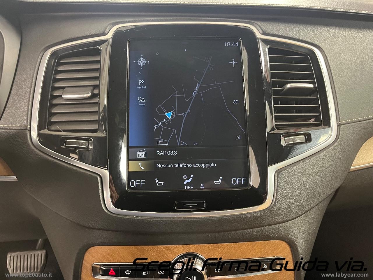 VOLVO XC90 D5 AWD Geartronic Inscription|TOTAL BLACK|PELLE TOTALE