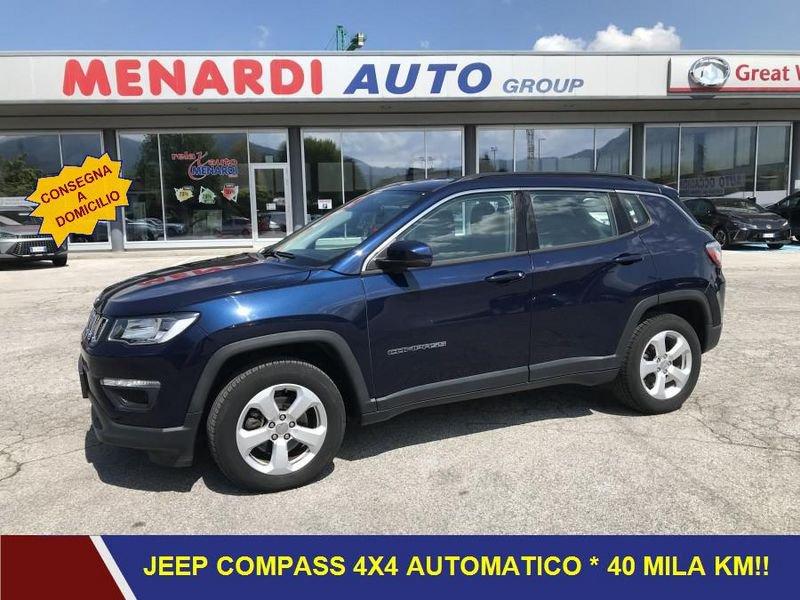 Jeep Compass 2.0 Mjt 140cv 4WD Longitude Auto NAVI + RETROCAMERA