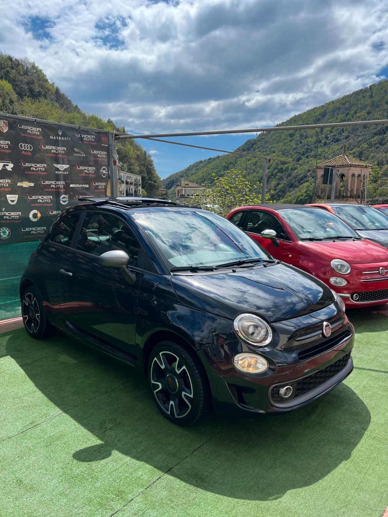 Fiat 500 "S" 1.2 69cv TETTO APRIBILE - MISTO PELLE