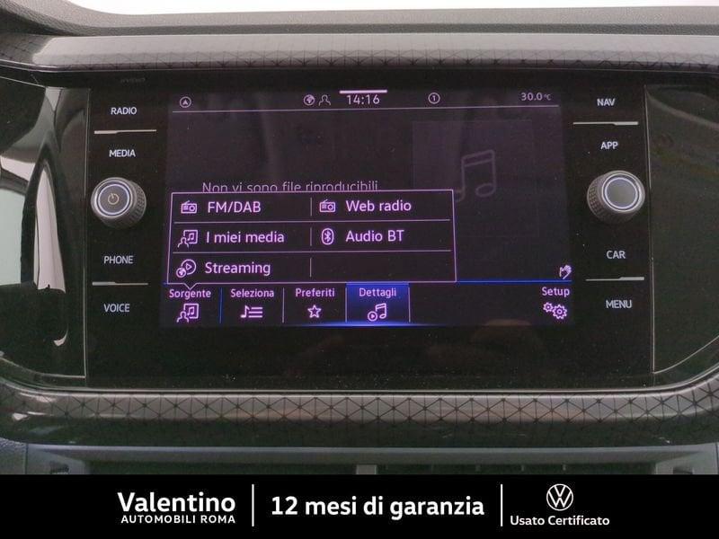 Volkswagen T-Cross 1.0 TSI DSG 110 CV Advanced