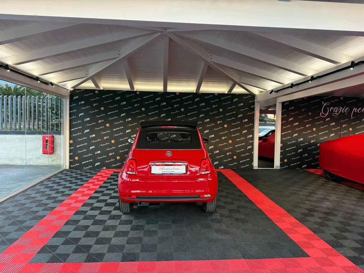 Fiat 500 C 1.0 Hybrid Red