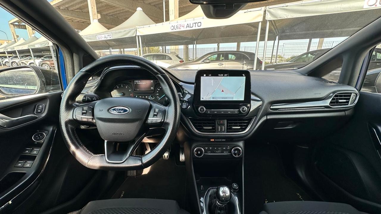 Ford Fiesta 1.0 Ecoboost 100 CV 5 porte ST-Line UNICO PROPRIETARIO/KM CERTIFICATI