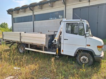 Mercedes-benz Vario 612 Cassone fisso Gru Palfingher