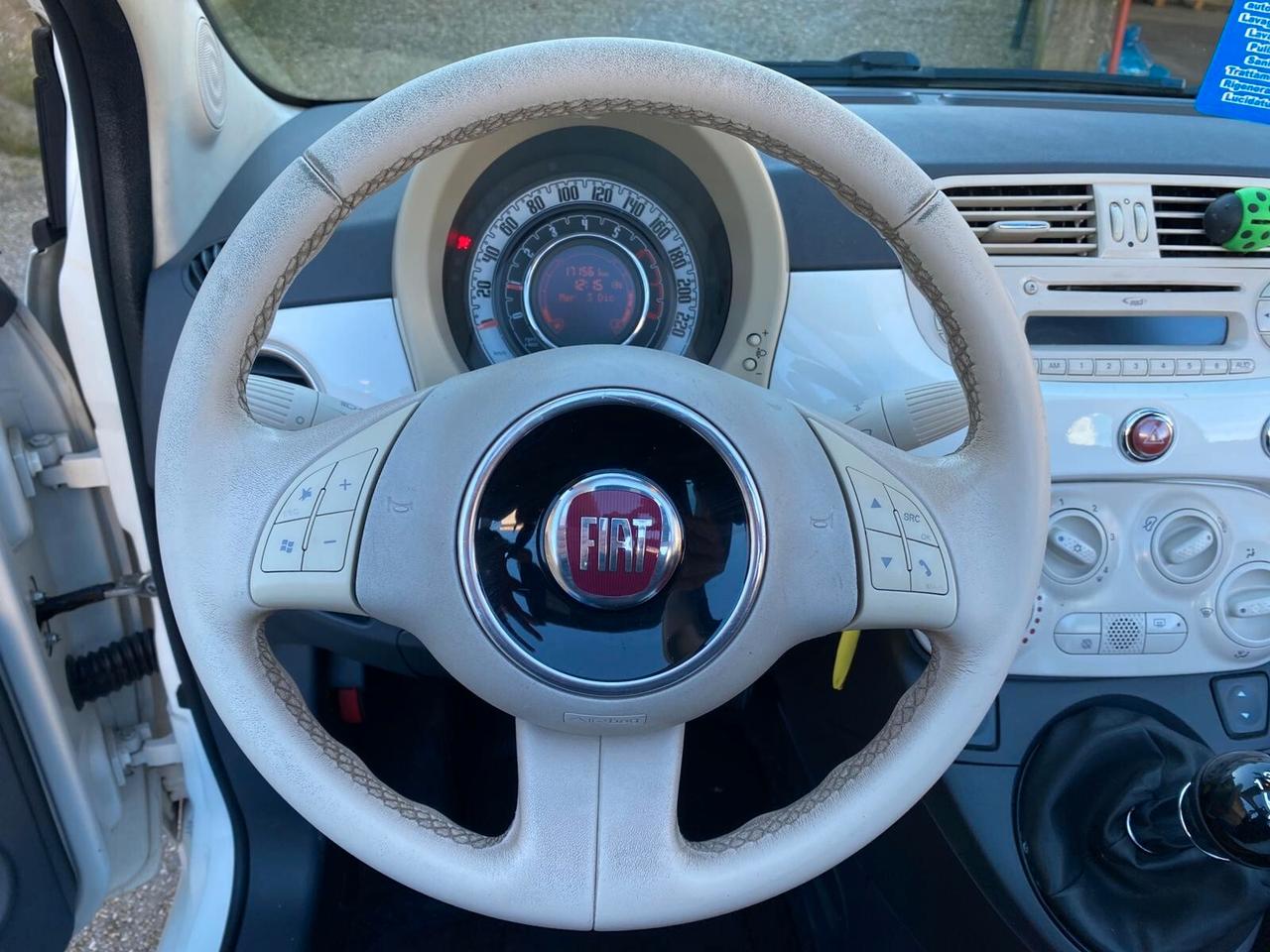 Fiat 500 1.2 Lounge 69cv cabrio full nuova 2010