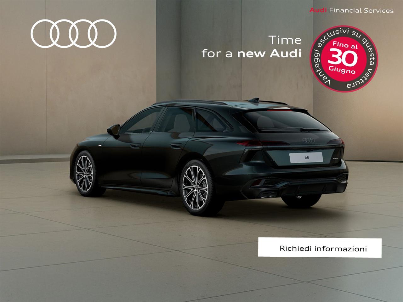 Audi A6 avant 2.0 tdi mhev + s line edition quattro 204cv s-tronic