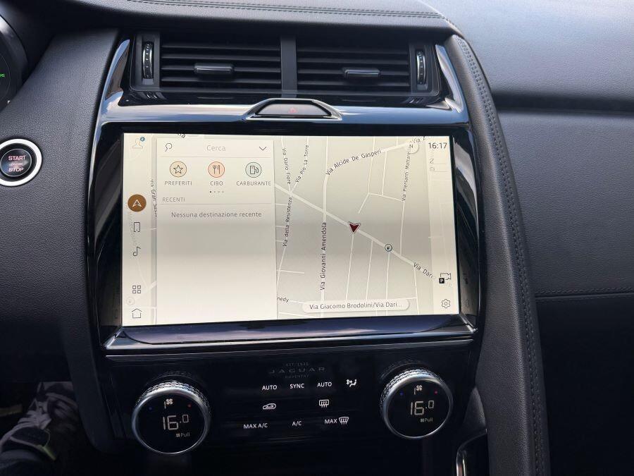 jaguar e pace 2.0d 163 r-dynamic autom certificata