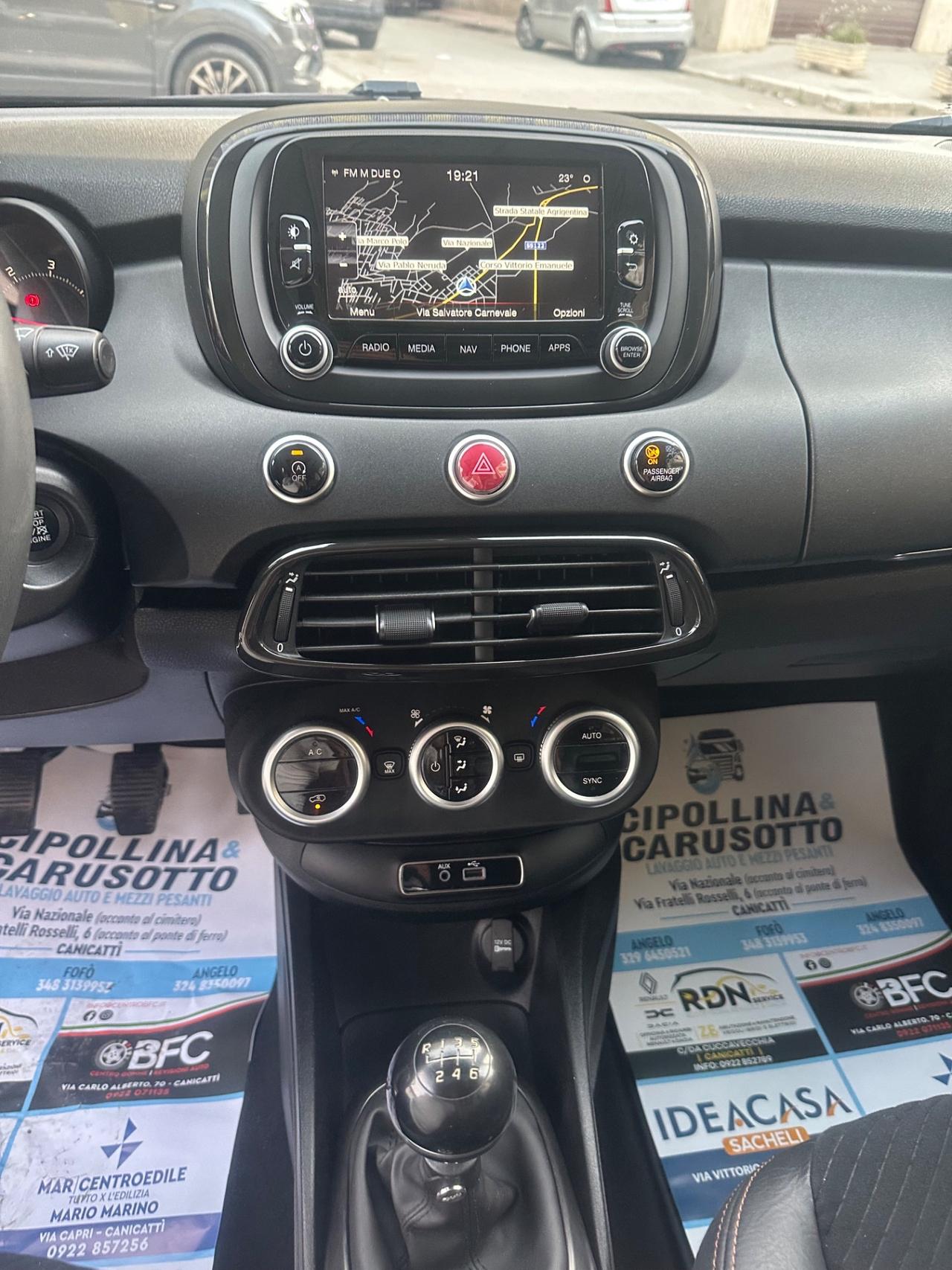 Fiat 500X 1.6 MTJ 120 CV Lounge 11/2017 KM 195525 CERT 1PROP