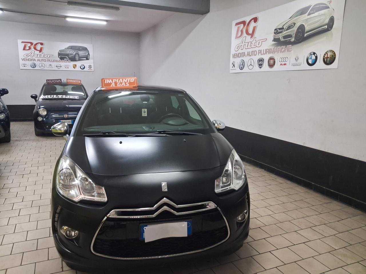 Citroen DS3 Just Black 1.4 GPL unico prop 2013