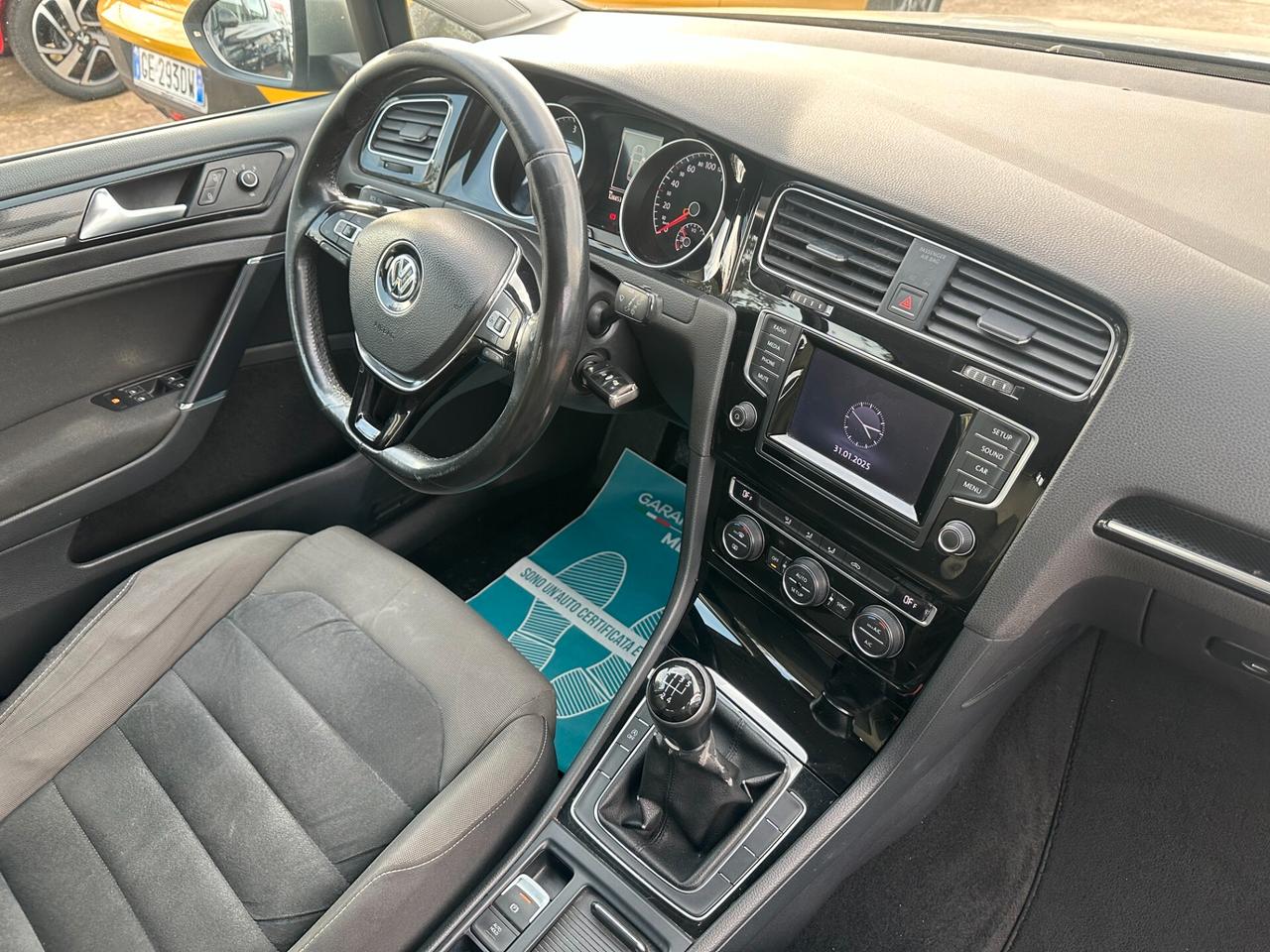 GOLF 7 1.6 TDI FINANZIAMENTO PERMUTE