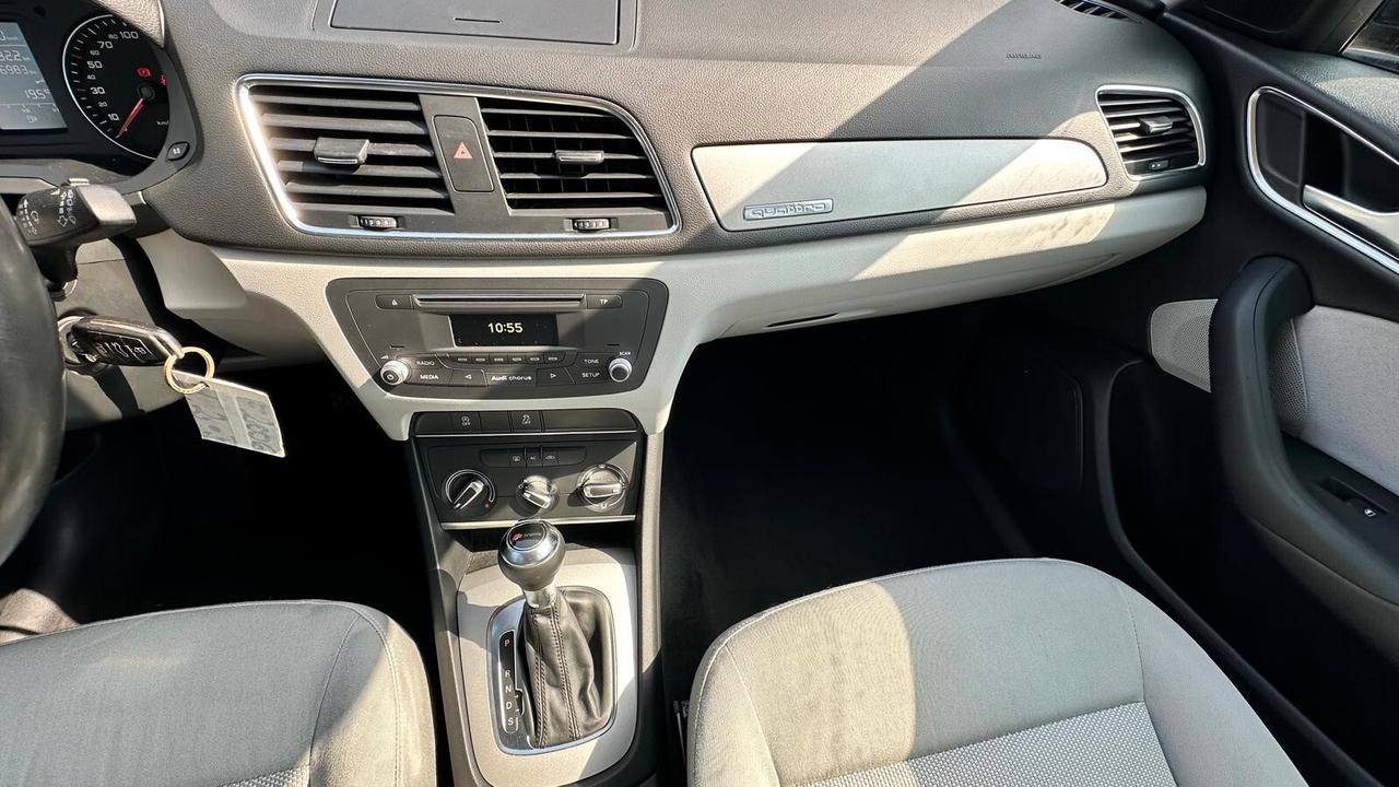 Audi Q3 2.0 TDI 177 CV quattro S tronic UNICO PROPRIETARIO-KM CERTIFICATI