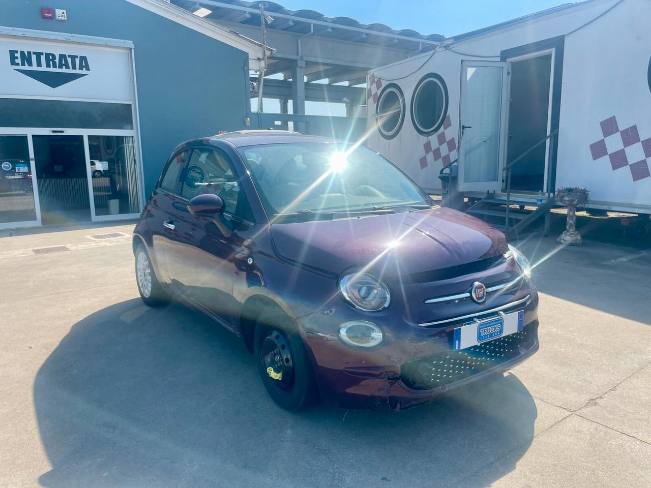 Fiat 500 1.2 Pop 2020 ***LIEVEMENTE SINISTRATA *** MARCIANTE ***