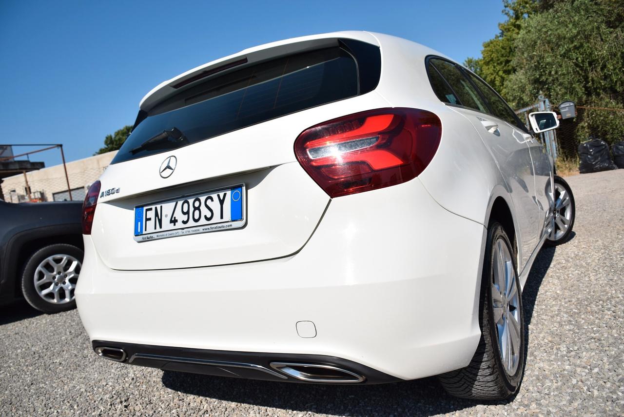 Mercedes-benz A 180 MERCEDES CLASSE 180d Aut. Sport NAVI PELLE CRUISE CAM BT ADAS
