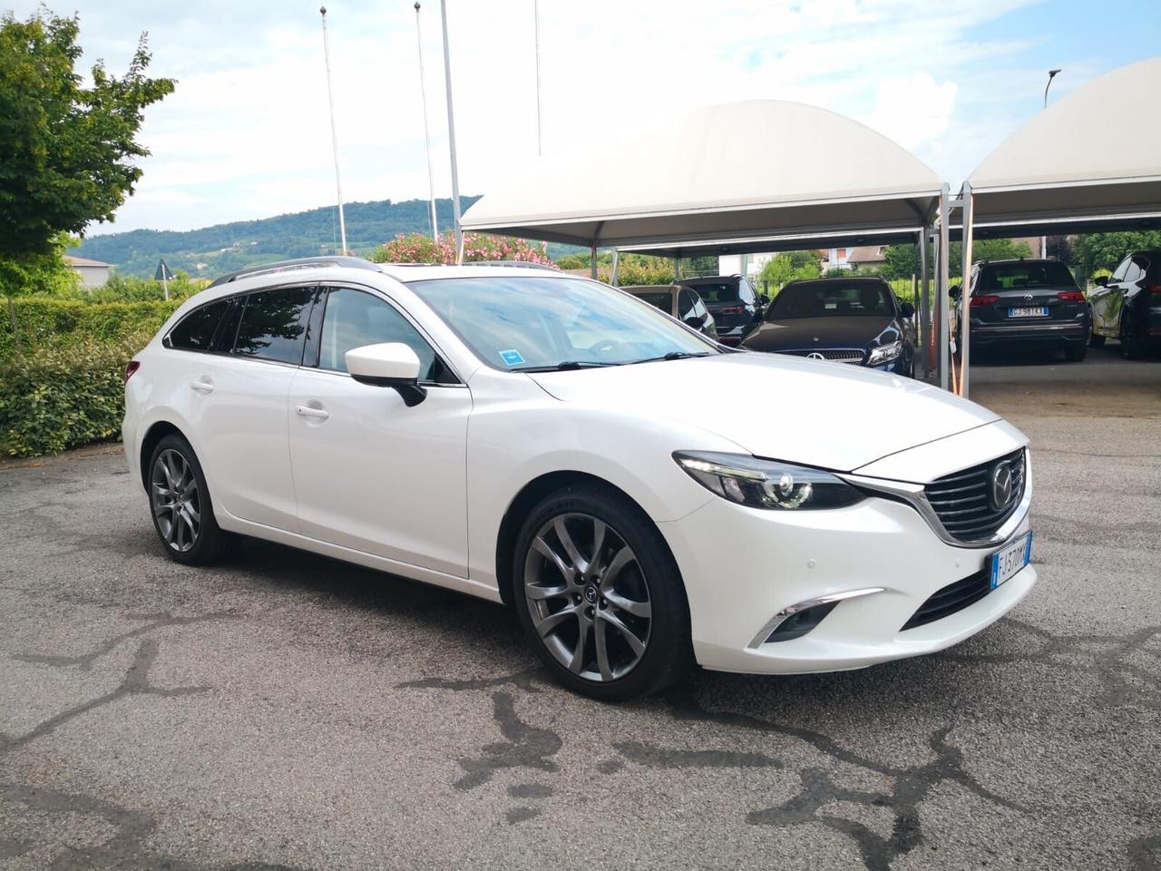 Mazda 6 2.2L Skyactiv-D 175CV Wagon ***TETTO***TELECAMERA***HEAD UP DISPLAY***