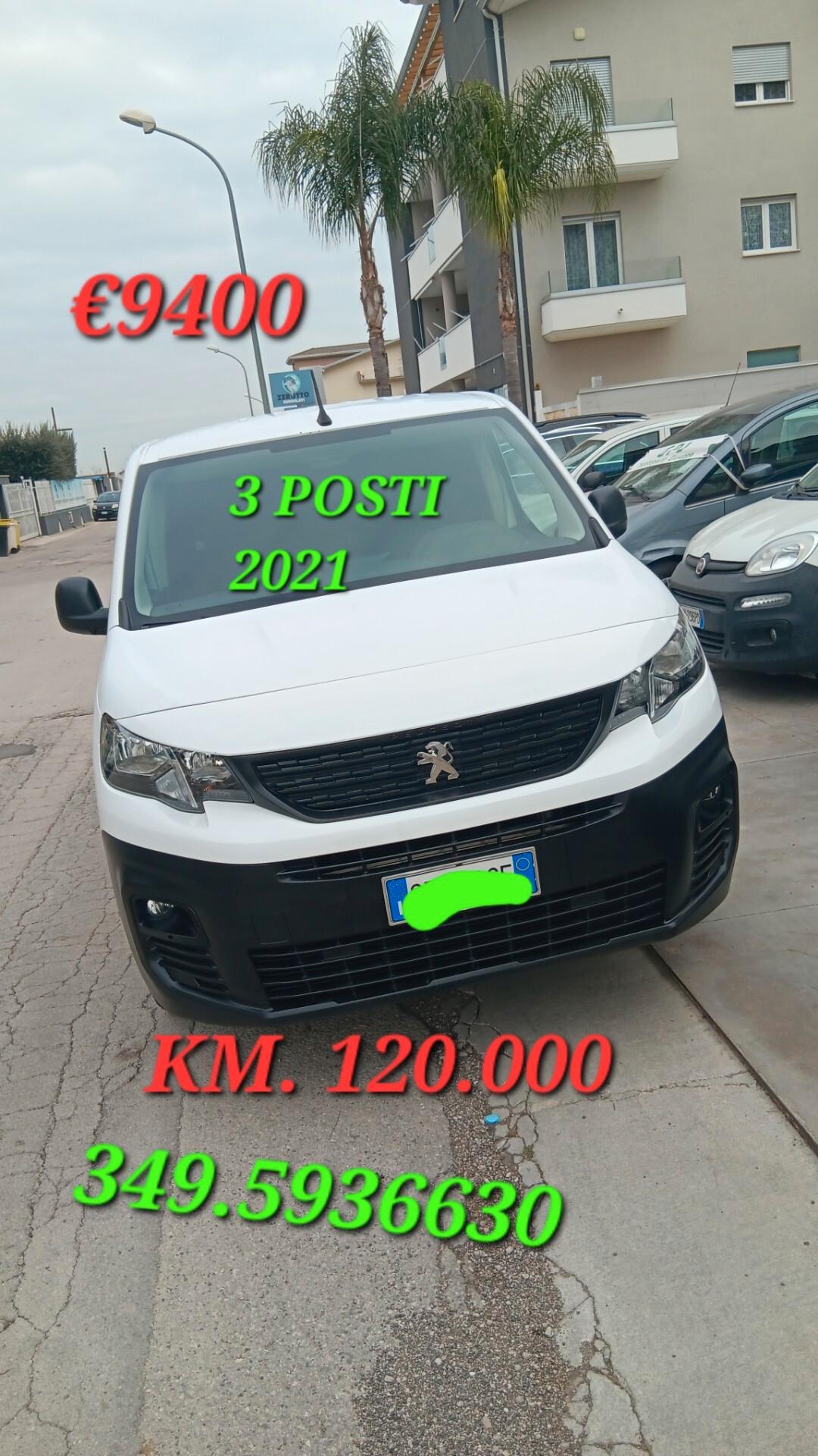 Peugeot Partner 3 posti usato mondialcars 021