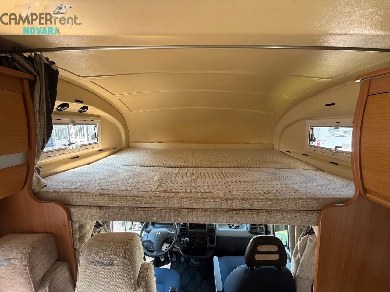 Mobilvetta ICARO S6 MANSARDATO COMPATTO 6 POSTI LETTO